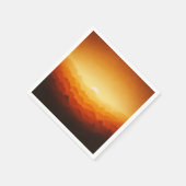 Pumpkin Sunset Fall Gradient Découpage Napkins Serviette (Ecke)