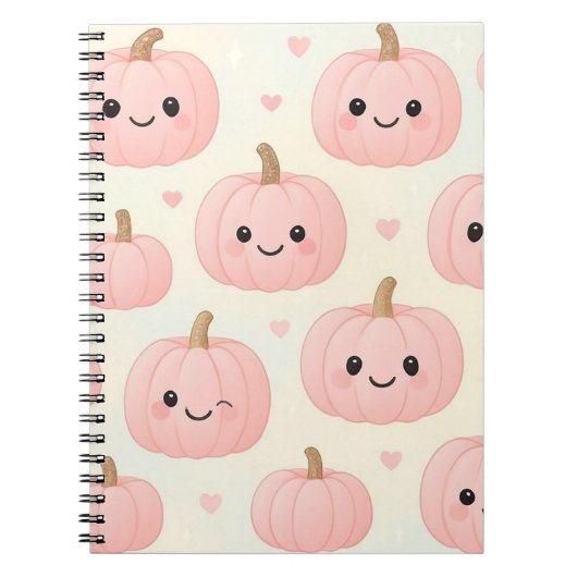 Pumpkin Süsse Spiral Notebook Notizblock (Vorderseite)
