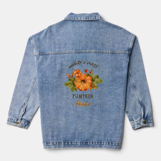 Pumpkin-T - Shirt Jeansjacke (Rückseite)