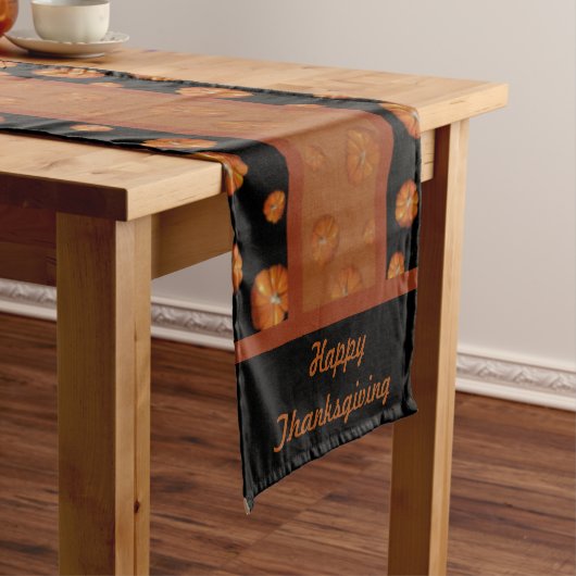 Pumpkin Table Runner Kurzer Tischläufer (Beispiel)