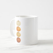 Pumpkin Tasse Gemütliche Herbstkaffee-Cup für Herb (Vorderseite Links)