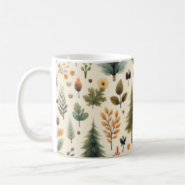 Pumpkin-Tasse Wasserfarbe Herbstlaub Kaffeetasse