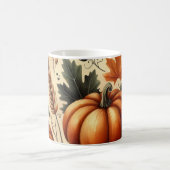 Pumpkin-Tasse Wasserfarbe Herbstlaub Kaffeetasse (Mittel)