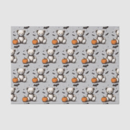 Pumpkin Teddy Baby Shower Seidenpapier