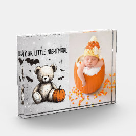 Pumpkin Teddy Fotoblock