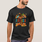 Pumpkin Thankful Grateful Blessed Dancer Autumn Fa T-Shirt (Vorderseite)