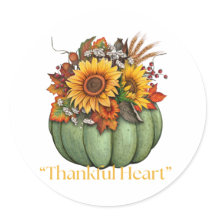 Pumpkin Thankful Heart