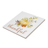 Pumpkin Thankful Watercolor Erntedank Fliese (Seite)