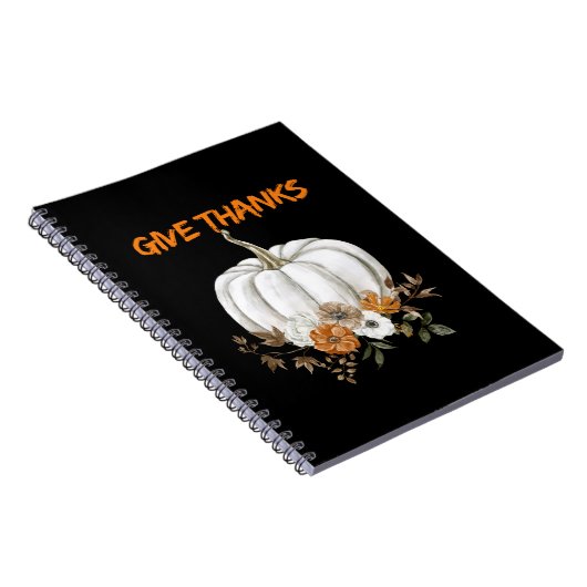 Pumpkin-themed - Danke Notizblock (Rechte Seite)