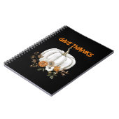 Pumpkin-themed - Danke Notizblock (Linke Seite)