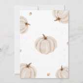 Pumpkin Themed Geburtstag Danke Karte (Rückseite)