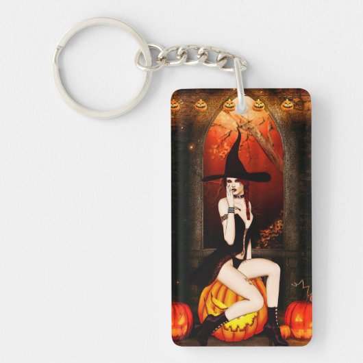Pumpkin Throne Hexch Schlüsselanhänger (Vorderseite)