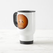 Pumpkin, traurige Flammen Reisebecher (Vorderseite Links)
