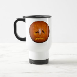 Pumpkin, traurige Flammen Reisebecher