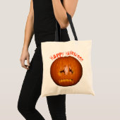 Pumpkin, traurige Flammen Tragetasche (Vorderseite (Produkt))