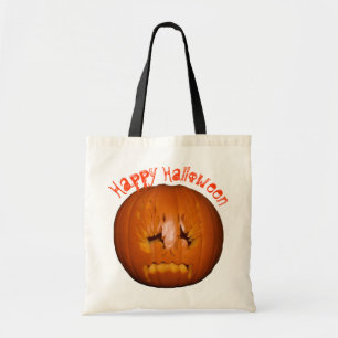 Pumpkin, traurige Flammen Tragetasche