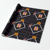 "Pumpkin Treats Halloween Wrapping Paper" Geschenkpapier (Ungerollt)