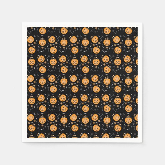 Pumpkin-Trick oder Pagel Serviette (Vorderseite)