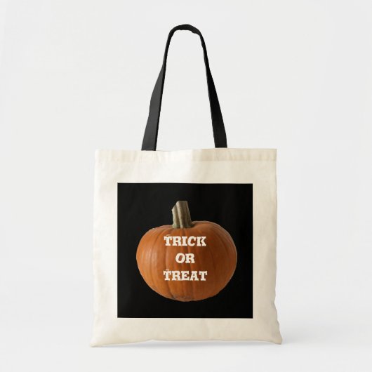 Pumpkin Trick oder Treat Bag Tragetasche (Vorne)