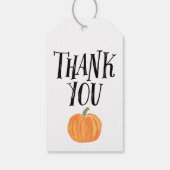 Pumpkin Trick oder Treat Halloween Dankeschön Tag Geschenkanhänger (Rückseite)