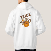 Pumpkin Trick OR Treat Halloween Special Art Hoodie (Rückseite)