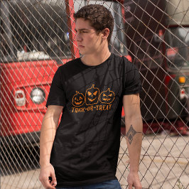 Pumpkin Trio: Klassischer Trick oder Leckerei Tri-Blend Shirt