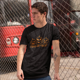 Pumpkin Trio: Klassischer Trick oder Leckerei Tri-Blend Shirt
