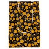 Pumpkin Trombone Musiknoten Mittlere Geschenktasch Geschenktüte (Rückseite)
