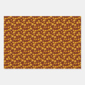 Pumpkin Trombone-Musiknoten wackeln Papierblätter Geschenkpapier Set (Vorderseite 3)