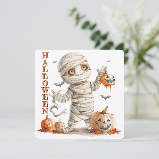 Pumpkin-Tropfen - Mama mit einer süßen Pflege (Stehend Vorderseite)