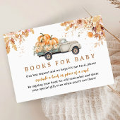Pumpkin Truck Baby Showdown Book for Baby Begleitkarte