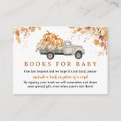 Pumpkin Truck Baby Showdown Book for Baby Begleitkarte (Vorderseite)