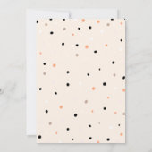 Pumpkin Truck ,Dots Baby Dusche Einladung (Rückseite)