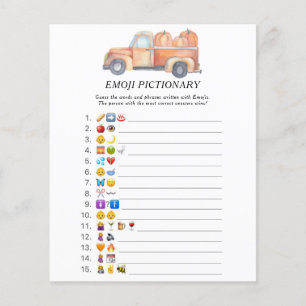 Pumpkin-Truck \ Emoji-Picknickspiel