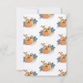 Pumpkin Truck Erntedank Einladung (Rückseite)