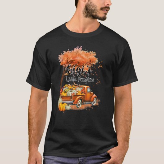 Pumpkin Truck Gigi's Little Pumpkins Fall Thanksgi T-Shirt (Vorderseite)