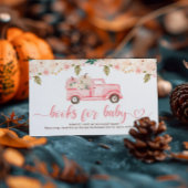 Pumpkin Truck Kinderduschbücher für Baby Begleitkarte