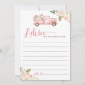 Pumpkin Truck Kinderdusche Beratung für die Eltern Einladung (Vorderseite)