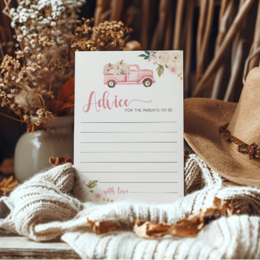 Pumpkin Truck Kinderdusche Beratung für die Eltern Einladung