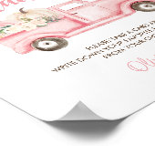 Pumpkin Truck Kinderdusche Traditionen Unterschrei Poster (Ecke)