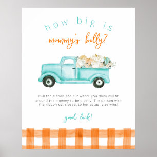 Pumpkin Truck Wie groß ist Mommys Bauchspiel Poster