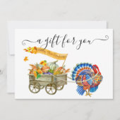 Pumpkin Türkei Erntedank Herbst (Vorderseite)