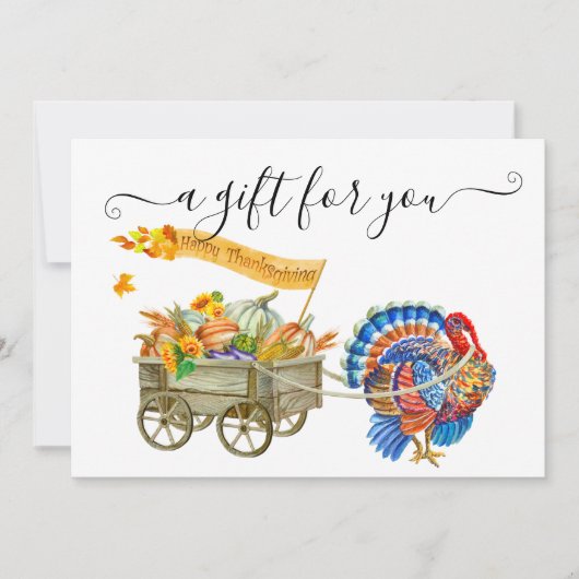 Pumpkin Türkei Erntedank Herbst (Vorderseite)