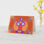 Pumpkin Turkey Greeting Card Karte (Gelbe Blume)