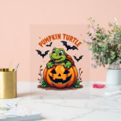Pumpkin Turtle Acrylschild (Hochzeit)