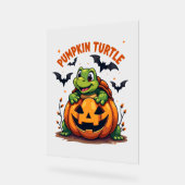 Pumpkin Turtle Acrylschild (Winkel)