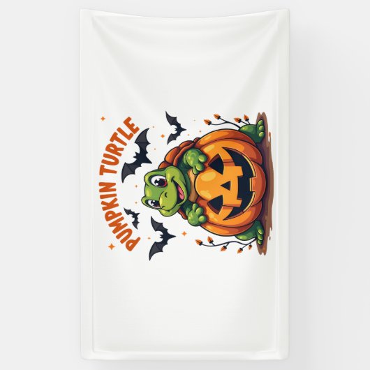 Pumpkin Turtle Banner (Vertikal)