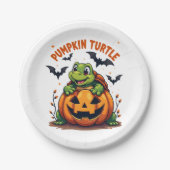 Pumpkin Turtle Pappteller (Vorderseite)