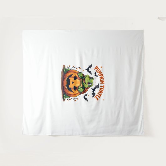 Pumpkin Turtle Wandteppich (Vorderseite (Horizontal))