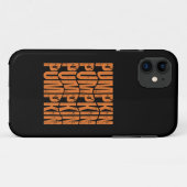 PUMPKIN TYPOGRAPHY GIFT Case-Mate iPhone HÜLLE (Rückseite (Horizontal))